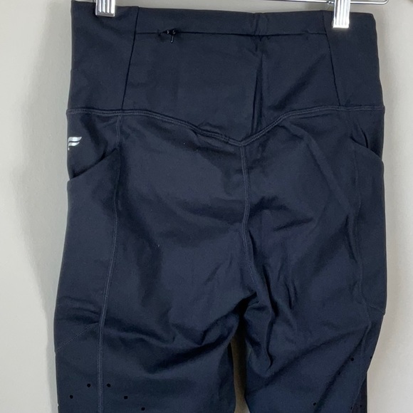 Fabletics High-Waisted Peforated Run 7/8 black - Picture 5 of 10